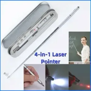 Laser Pointer 4-in-1 Ballpoint Pen